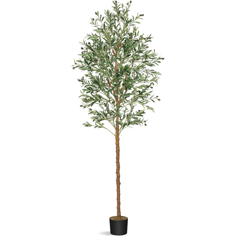 Primrue 83 Faux Olive Tree Tree In Pot And Reviews Wayfair 